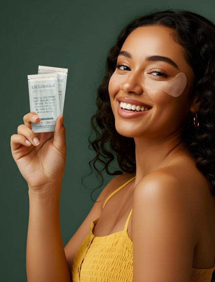 Goodbye Puffiness, Hello Radiance: Anti- Wrinkle Bionic Eye Strips Box + Firming Serum