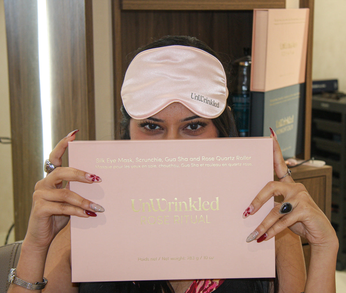 The Rose Ritual box held up to camera