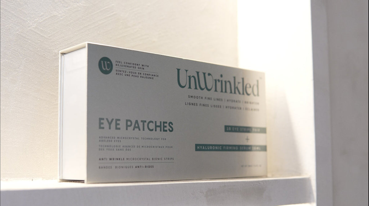 UnWrinkled Eye Patches box, front of pack