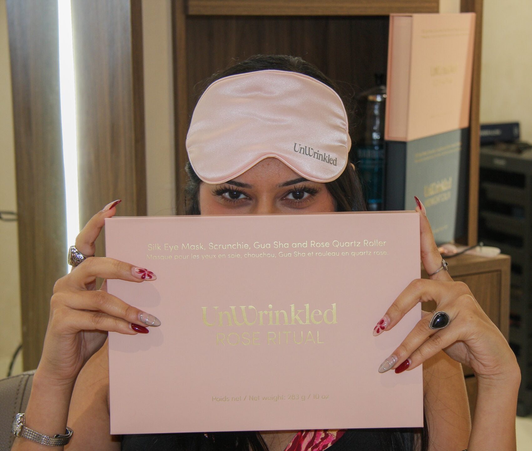 The Rose Ritual box held up to camera